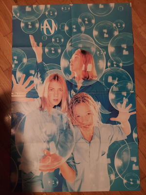 Hanson, Ricky Martin & Kelly Family poster used