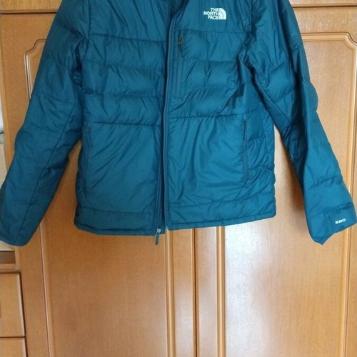 The North Face puffer jacket 550 like new, petrol dark blue