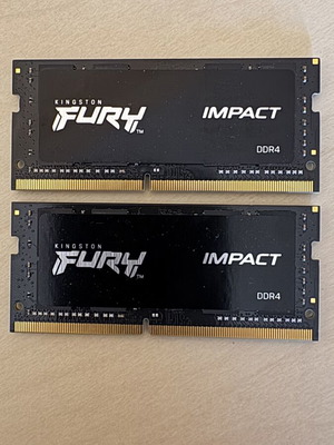 Kingston FURY Impact 64GB DDR4 3200MHz SODIMM Kit like new