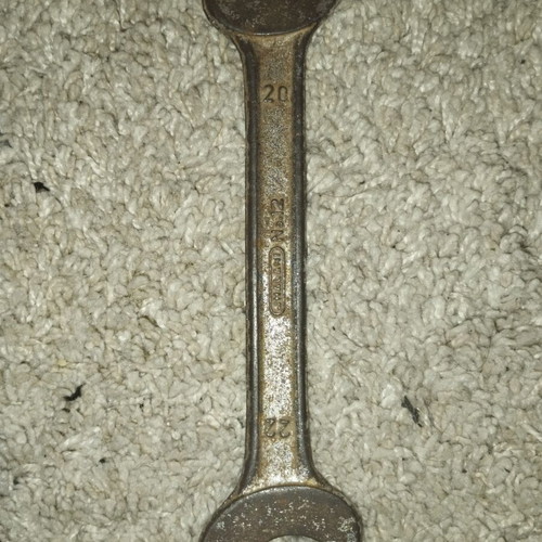 German wrench 20/22mm used, slightly rusty