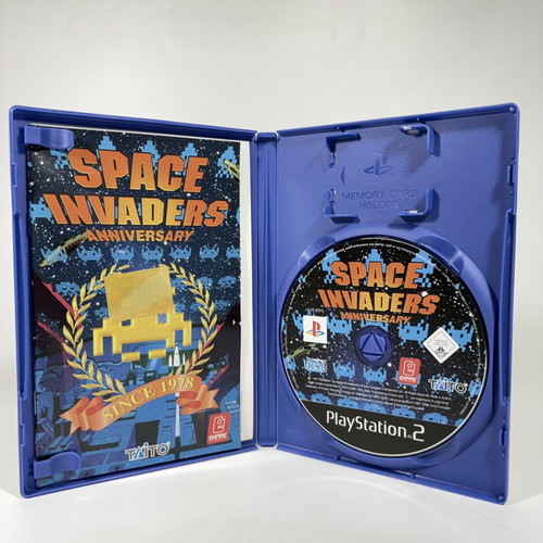 Space Invaders Anniversary PS2 game used with manual