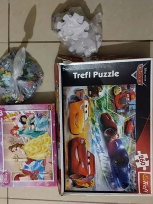 Puzzles used, set of 4 pieces for ages 3+ to 6+