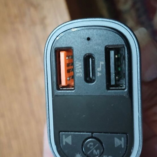 ATC-CA07 FM Transmitter Car Bluetooth with Type-C USB and SD Card