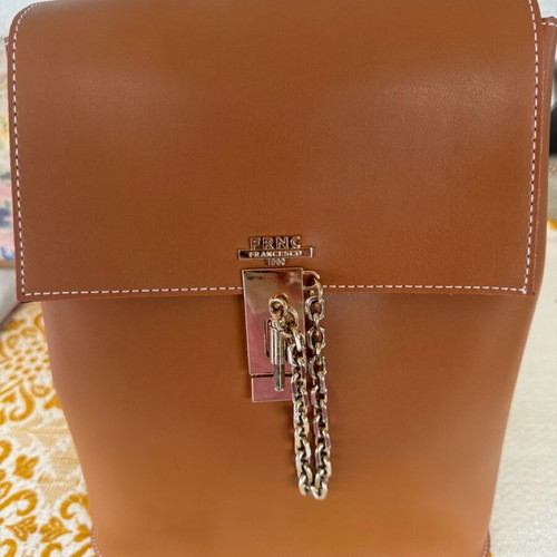 FRNC backpack tan like new handmade