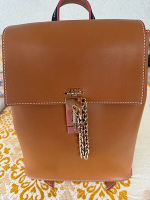 FRNC backpack tan like new handmade