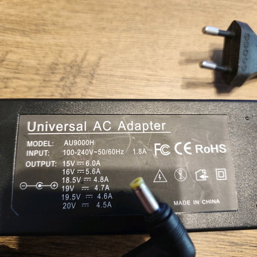 Multi power adapter used with 18.5V 4.8A plug change