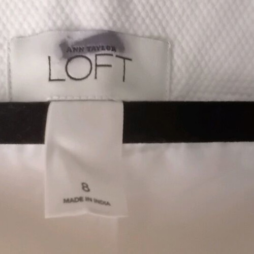 Ann Taylor Loft 6 white women's dress like new