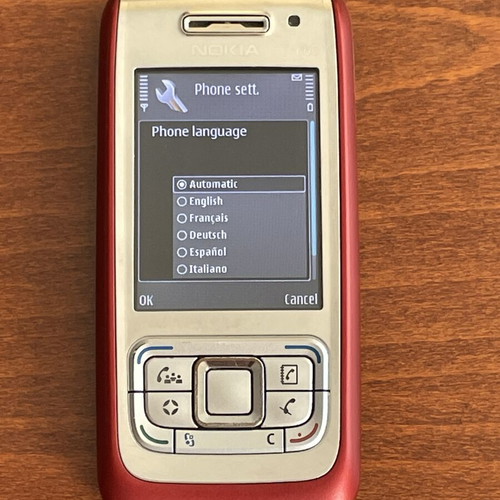 Nokia E65 phone used in excellent condition with original charger