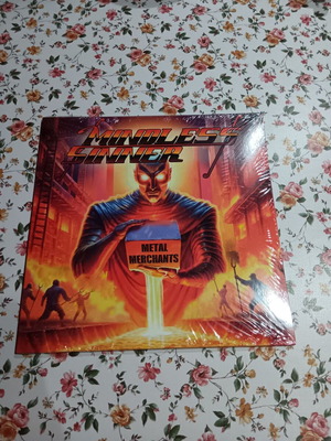 Mindless Sinner Metal Merchants βινύλιο καινούργιο, heavy metal, neon πορτοκαλί