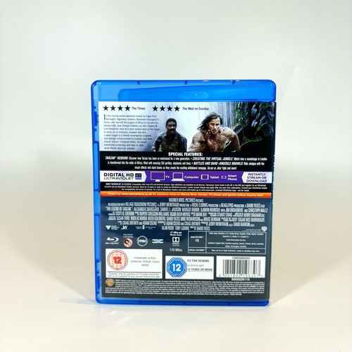 Blu-ray The Legend Of Tarzan like new with Greek subtitles