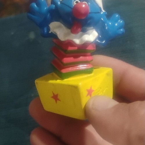 Smurf figure used, old condition