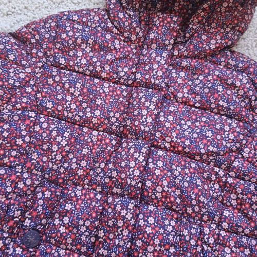 Palominot Jacket with Flowers 98cm like new, blue multicolor