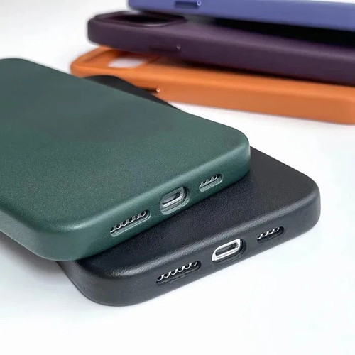 Leather Case for iPhone 11/12/13/14/15 Pro, Plus and Pro Max new, black