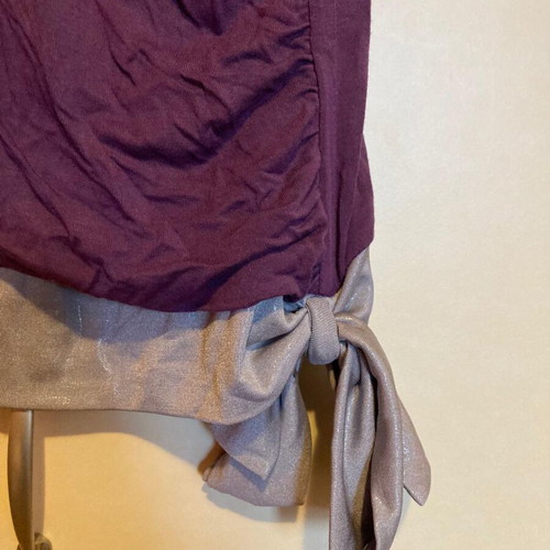 On Line women's blouse like new, purple and silver, size M