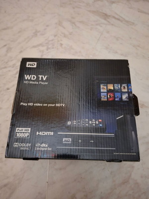 WD TV HD Media Player like new with original accessories