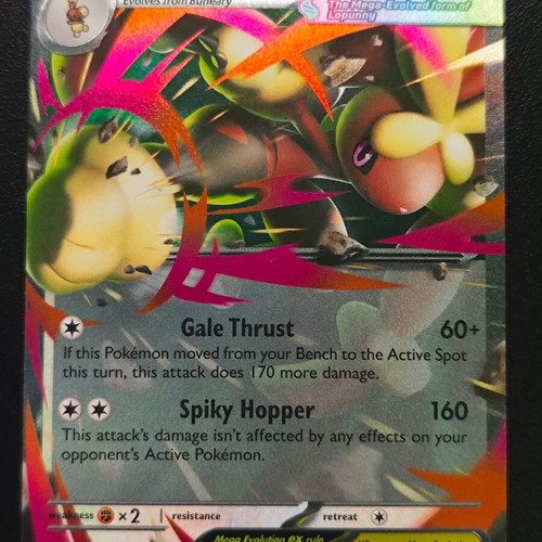 Pokemon Mega Lopunny ex 084/094 Phantasmal Flames 2025 NM