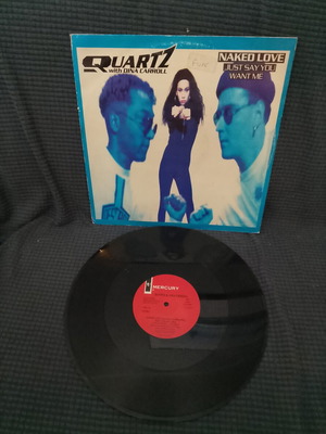 Quartz With Dina Carroll Naked Love (Just Say You Want Me) vinyl used, electronic