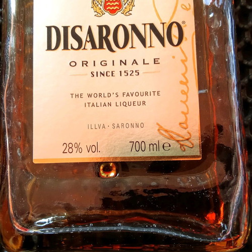 Disaronno Originale liqueur like new, decorative bottle