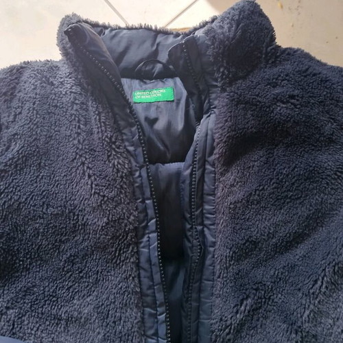 Benetton girls jacket blue for 10-11 years like new