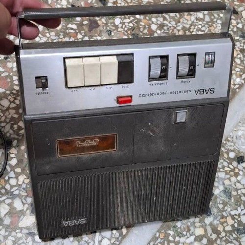 Saba vintage cassette player used, collectible
