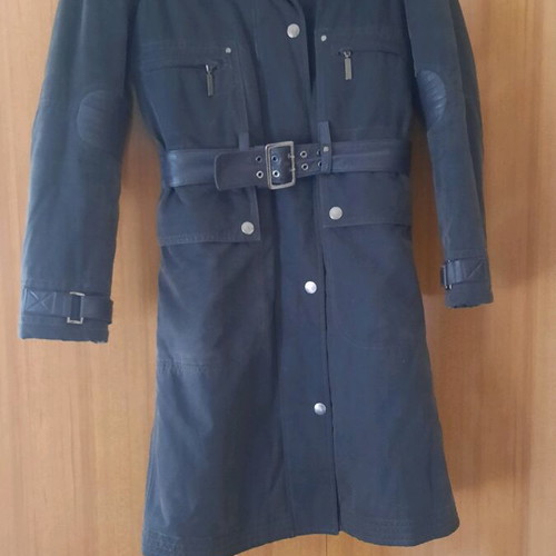 BSB coat like new, warm, size S, long with leather details