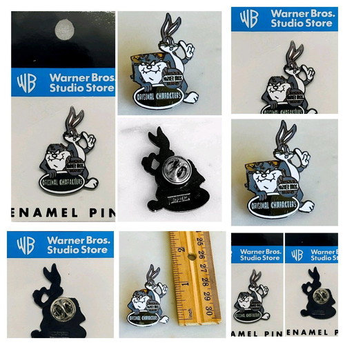 Collectible enamel pin Bugs Bunny and Tasmanian Devil new