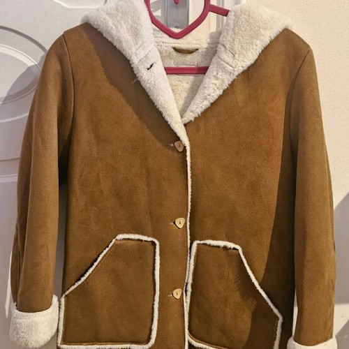 Mango camel coat size 140 for girls like new