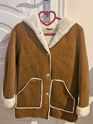 Mango camel coat size 140 for girls like new