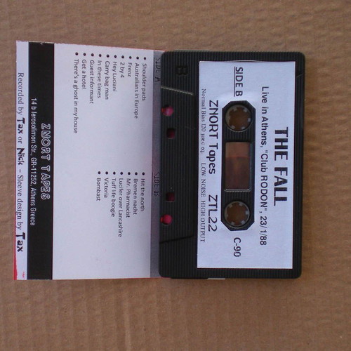 The Fall rare cassette Live in Athens Rodon 1988 like new