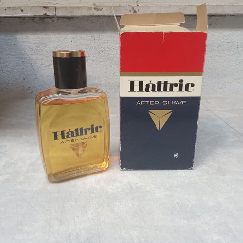 Hattric After Shave Vintage Bottle from 1980, new, authentic