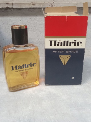 Μπουκάλι αρώματος Hattric After Shave vintage δεκαετίας 1980, καινούργιο, γνήσιο