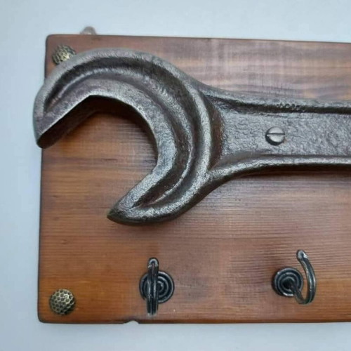 Unusual key holder hanger, 47x18 cm