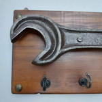 Unusual key holder hanger, 47x18 cm