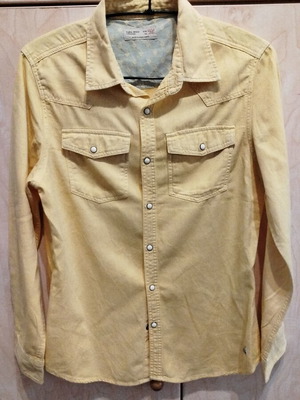 Zara yellow long sleeved shirt like new for 11-12 years old