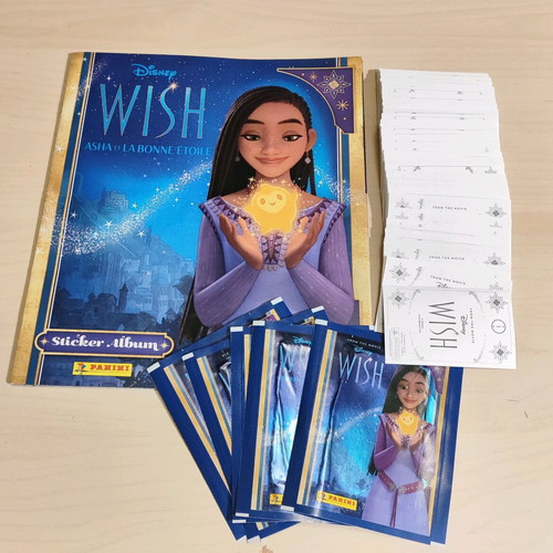 Panini Wish complete sticker album and 5 empty packs new