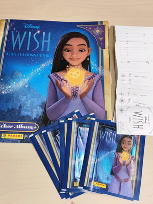 Panini Wish пълен албум с 5 празни пакета нов