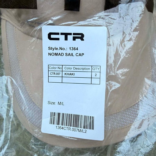 CTR Nomad Sail Cap hat new, khaki, size M/L
