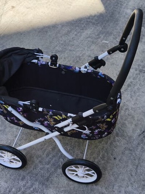 Doll stroller folding, used