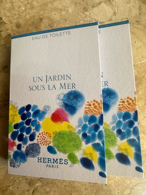 Hermes Un Jardin sous la mer 2x2ml new authentic samples