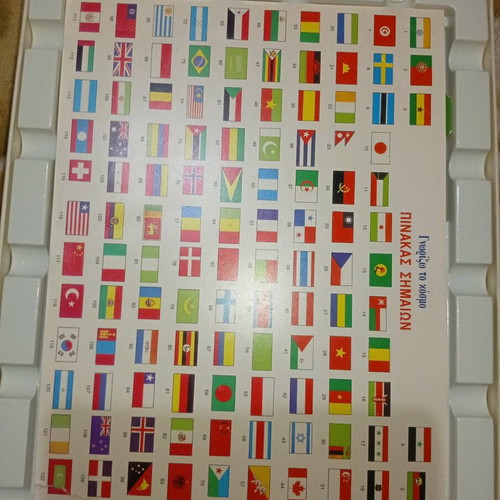 Retro board game Know the World used, missing some cards