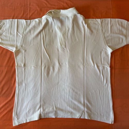 Dur white cotton men's shirt like new, size 5XL