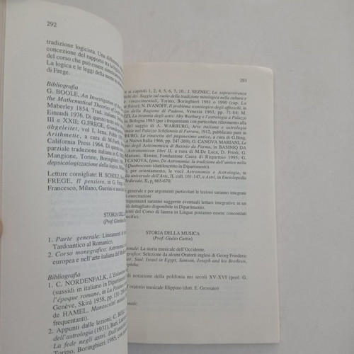 Bollettino Notiziario Faculty of Letters and Philosophy like new, University of Padova