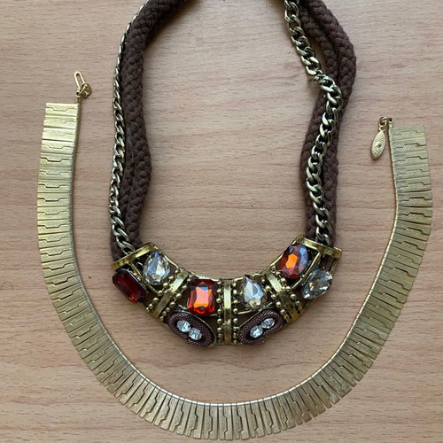 Ethnic necklaces new, set of 2 pieces