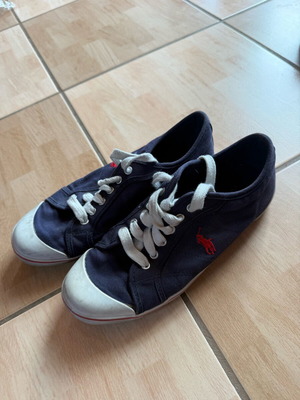Polo Ralph Lauren athletic shoes used, size 38, blue and red