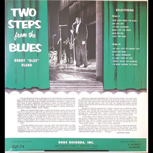 Bobby Bland Two Steps From The Blues LP new, sealed