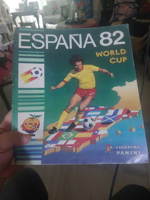 Άλμπουμ Espana 82 World Cup Panini μεταχειρισμένο με 100 αυτοκόλλητα