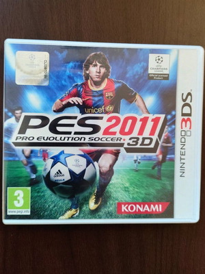 Pes 2011 3D Nintendo 3DS like new, English cover