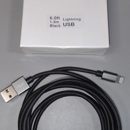 BlitzWolf USB-A to Lightning braided cable 1.8m, Apple MFI certified