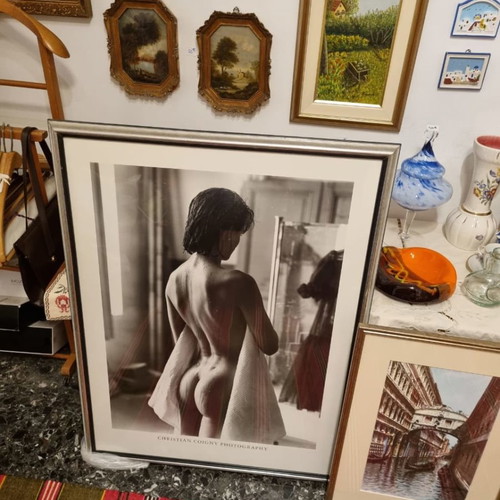 Christian Coigny Nude Female Photo Art Print used, framed