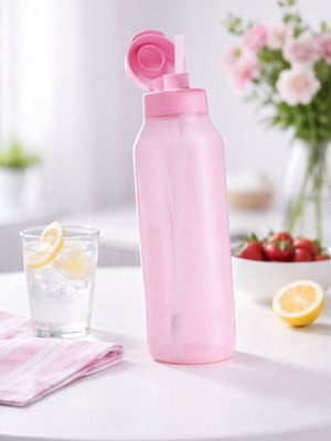 Aquavibe bottle 1.2L with straw and strap new